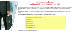 Desktop Screenshot of bourse-immobilier-entreprises.com