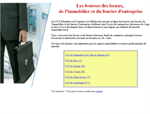 Tablet Screenshot of bourse-immobilier-entreprises.com